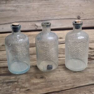 ⏳️Vintage⏳️STEWART'S BLUING Bottles (set of 3)